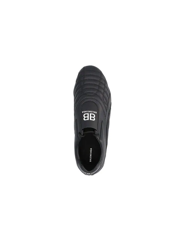 Кроссовки zen sneakers 'black leather' Balenciaga — изображение 3 из 4, черный/белый
