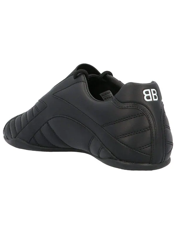 Кроссовки zen sneakers 'black leather' Balenciaga — изображение 4 из 4, черный/белый