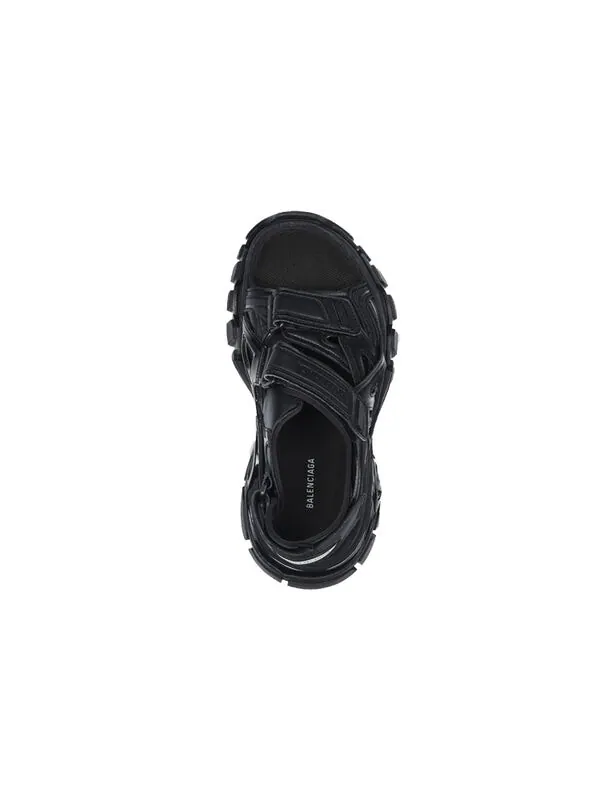 Сандалии track sandal 'triple black' Balenciaga — изображение 3 из 4, черный