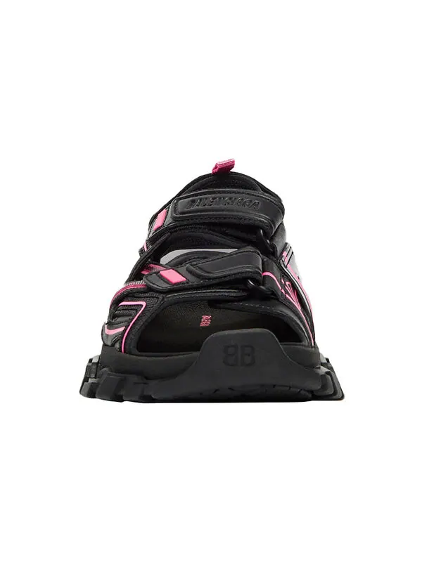 Сандалии track sandal 'black pink' Balenciaga — изображение 3 из 4, черный/розовый