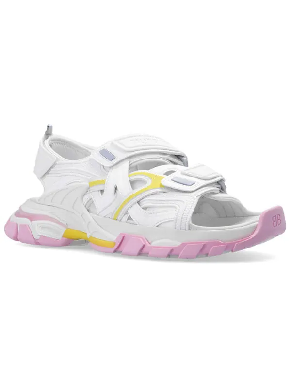 Сандалии track sandals 'yellow pink blu' Balenciaga — изображение 2 из 4, белый