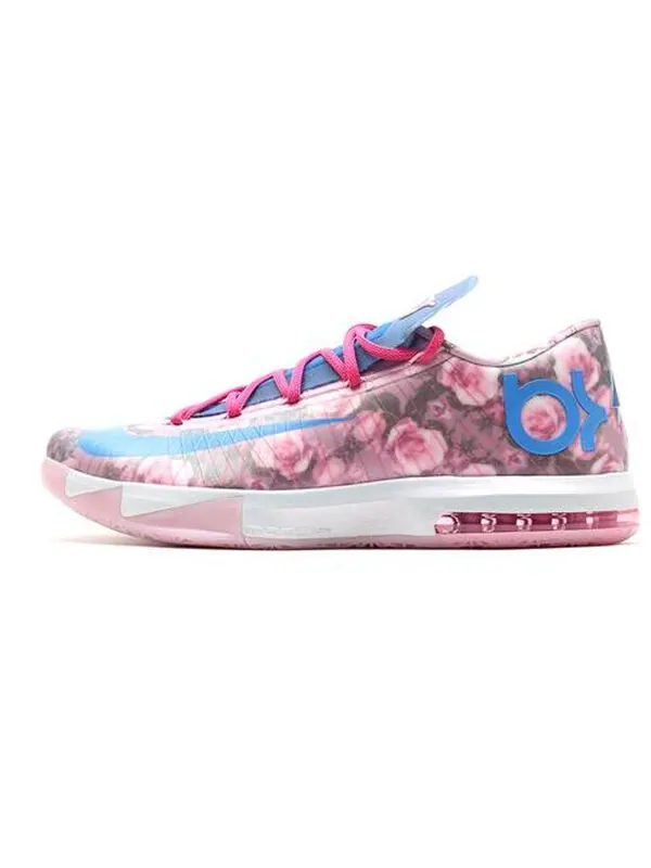 Кроссовки kd 6 supreme Nike — изображение 2 из 4, розовый/синий
