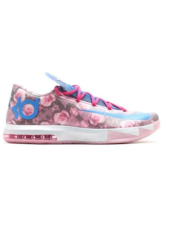 Кроссовки kd 6 supreme Nike — изображение 3 из 4, розовый/синий