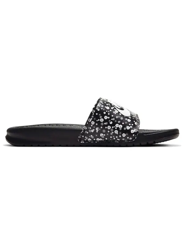 Тапочки benassi jdi floral slide 'black' Nike — изображение 2 из 4, черный