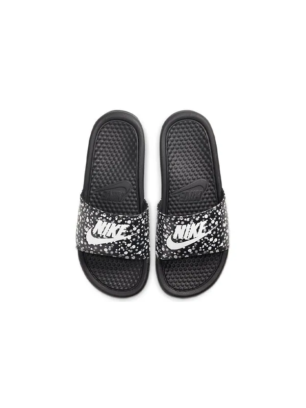 Тапочки benassi jdi floral slide 'black' Nike — изображение 3 из 4, черный