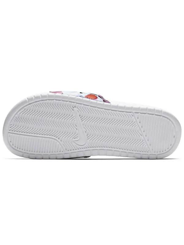 Тапочки benassi jdi print 'ember glow' Nike — изображение 4 из 4, белый
