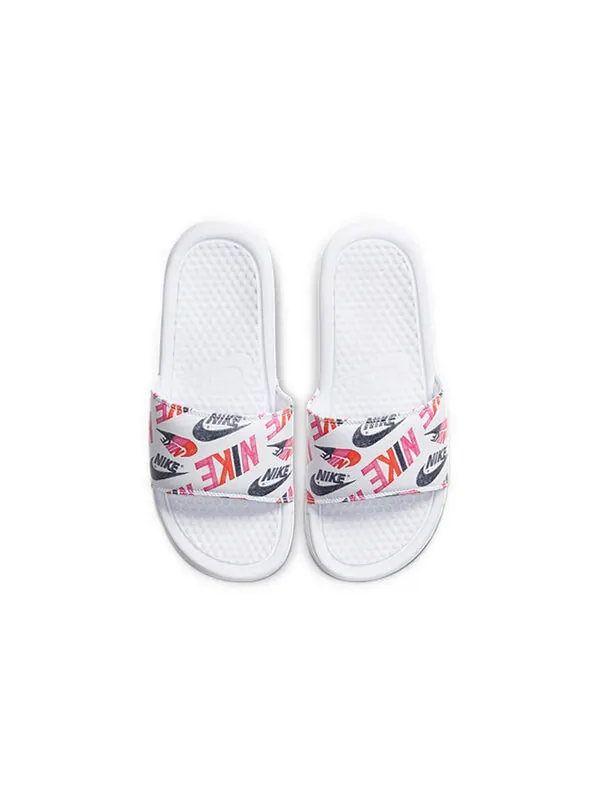 Тапочки benassi jdi принт Nike — изображение 3 из 4, белый/мульти
