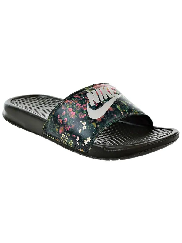 Тапочки benassi print 'just do it' Nike — изображение 3 из 4, хаки/светлый