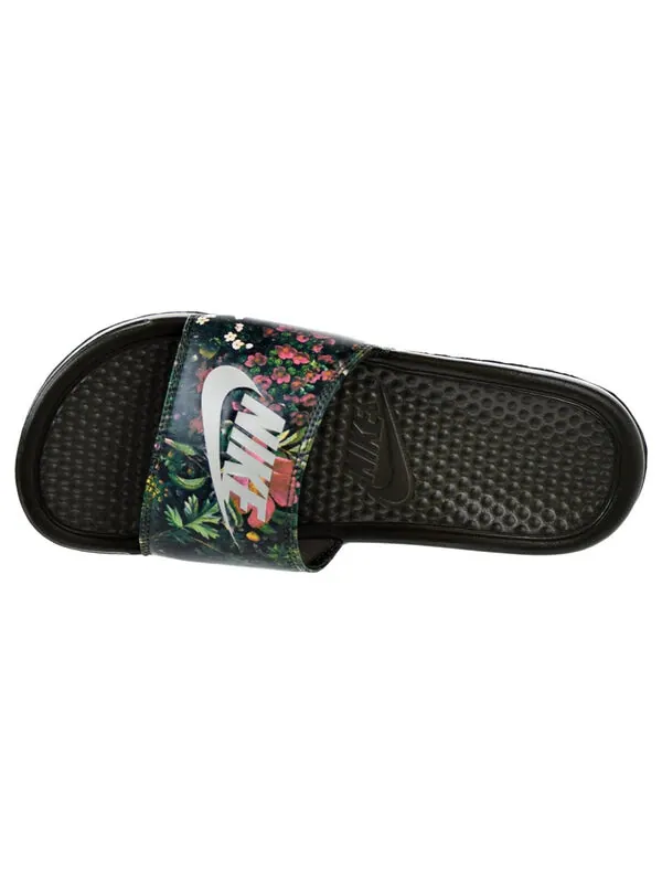 Тапочки benassi print 'just do it' Nike — изображение 4 из 4, хаки/светлый
