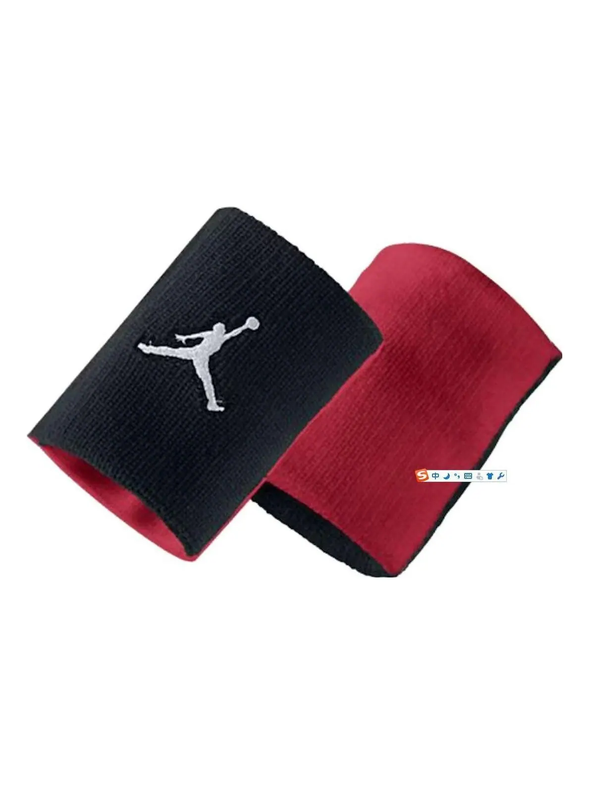 Браслет Air Jordan Jumpman 'Black Red' — изображение 1 из 2, черный/красный