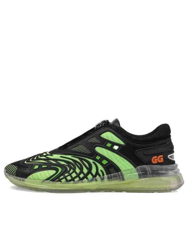Кроссовки ultrapace r 'black green' Gucci — изображение 1 из 4, зеленый