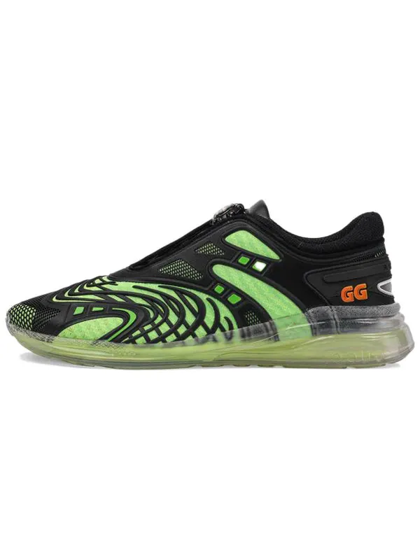 Кроссовки ultrapace r 'black green' Gucci — изображение 2 из 4, зеленый