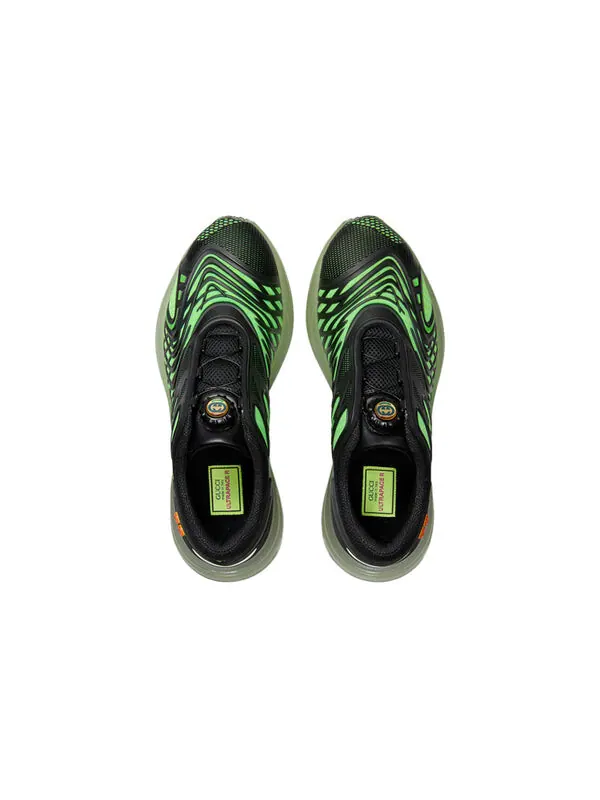 Кроссовки ultrapace r 'black green' Gucci — изображение 4 из 4, зеленый