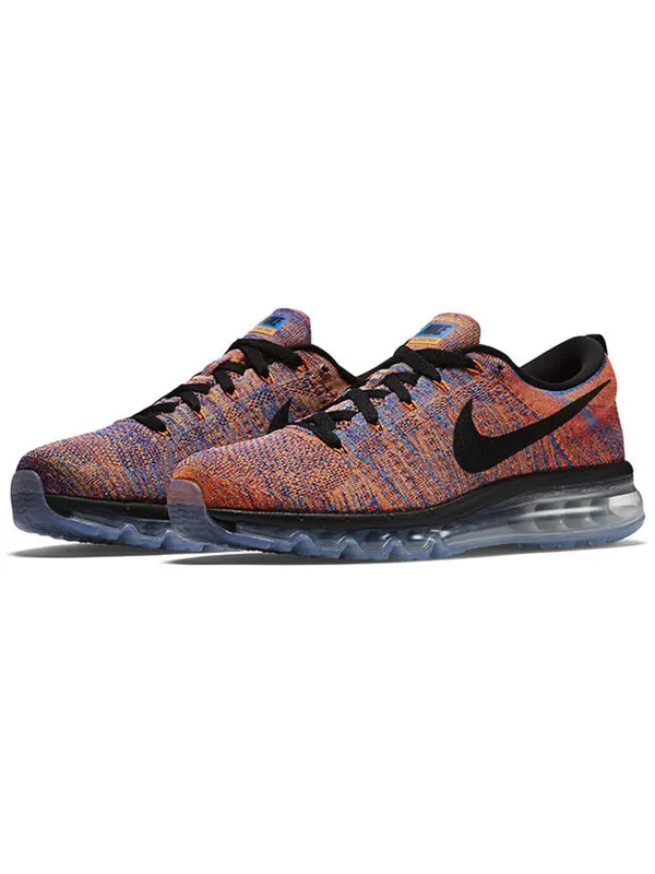 Кроссовки flyknit air max Nike — изображение 2 из 4, синий/черный