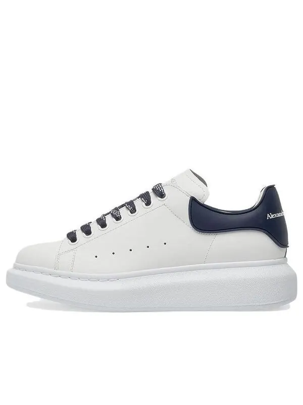 Кроссовки oversized sneaker 'white ink blue' Alexander Mcqueen — изображение 1 из 4, белый/синий
