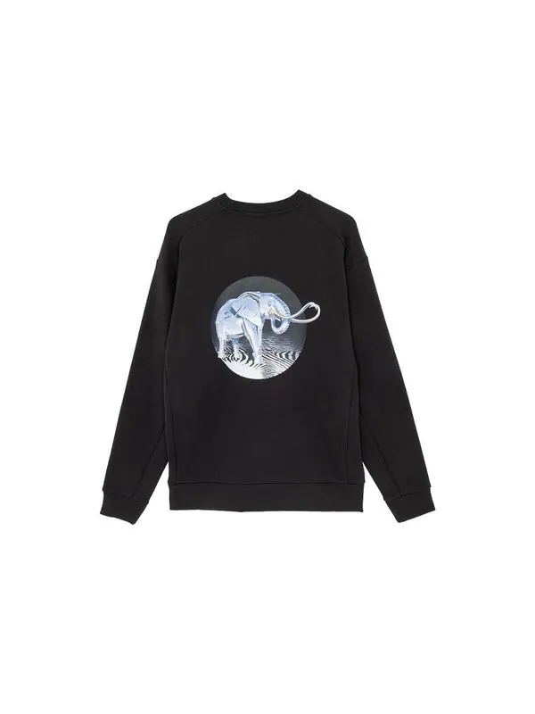 Кроссовки x sorayama elephant sweatshirt 'black' Puma — изображение 2 из 2, черный