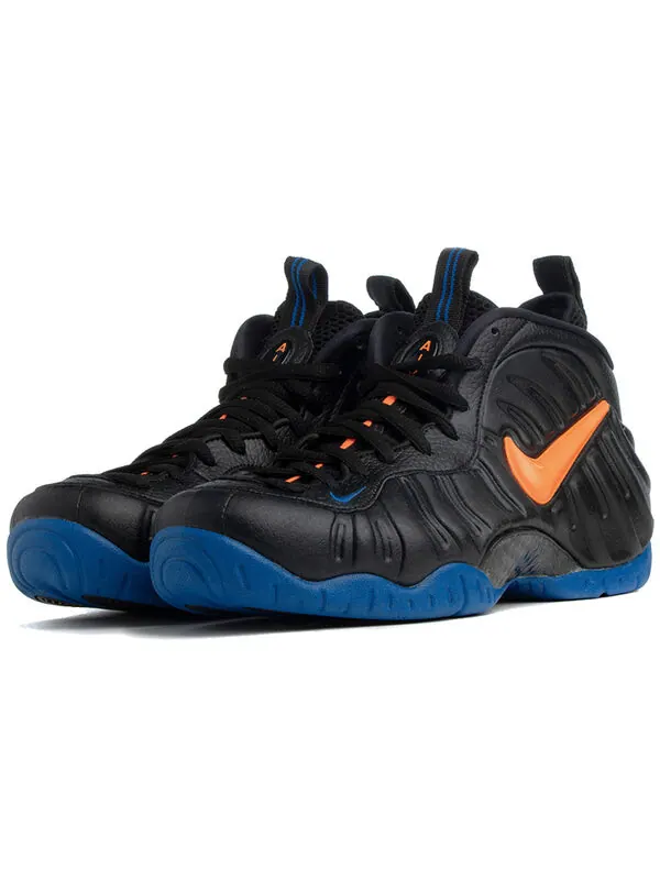 Кроссовки air foamposite pro Nike — изображение 2 из 4, черный/оранжевый-синий