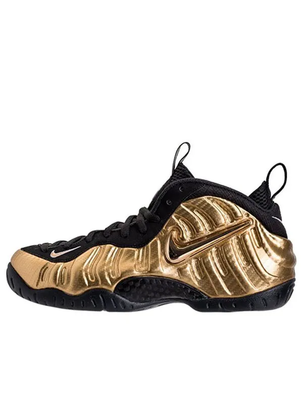 Кроссовки air foamposite pro Nike — изображение 1 из 4, золотистый/черный