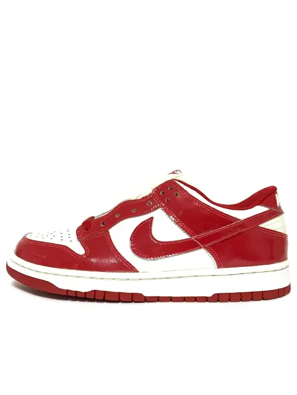 Кроссовки dunk low 'white varsity red' Nike — изображение 1 из 1, белый/красный
