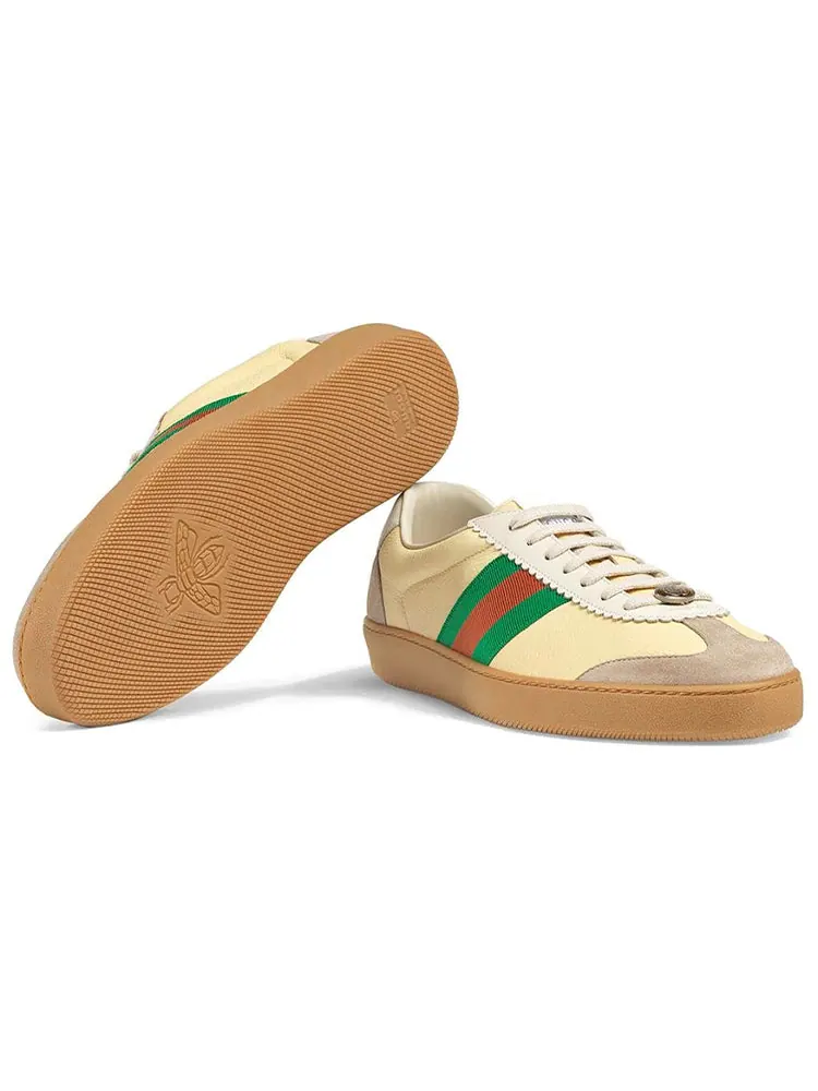 Кроссовки Gucci G74 Web Low 'Oatmeal' — изображение 5 из 5, белый