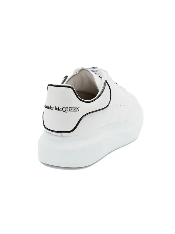 Кроссовки oversized sneaker 'white black trim' Alexander Mcqueen — изображение 4 из 4, белый/черный