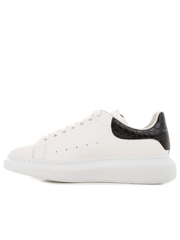 Кроссовки oversized sneaker 'black crocodile' Alexander Mcqueen — изображение 1 из 4, белый/черный