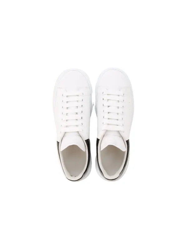 Кроссовки oversized sneaker 'black crocodile' Alexander Mcqueen — изображение 4 из 4, белый/черный