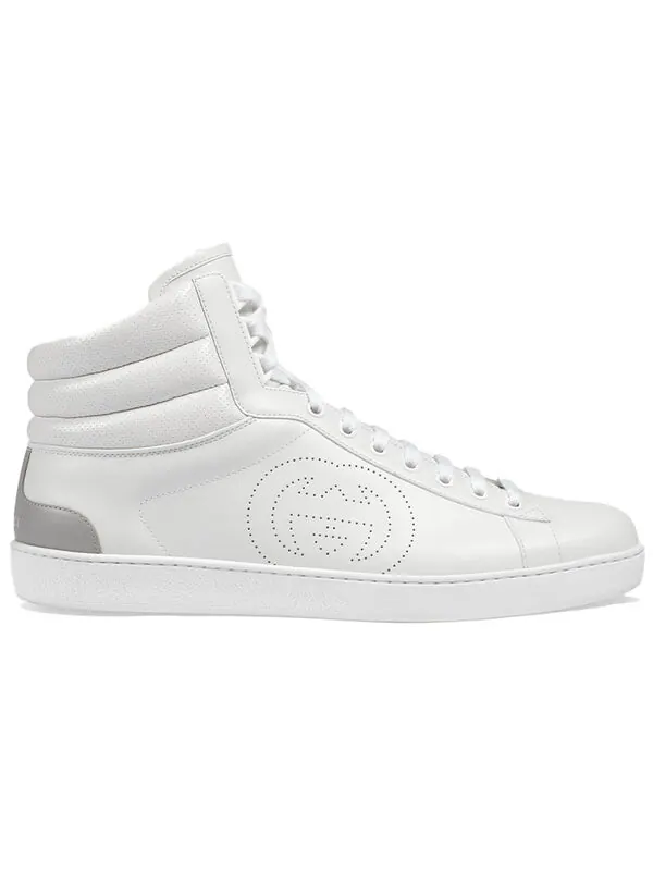 Кроссовки ace high 'white' Gucci — изображение 2 из 2, белый/серый