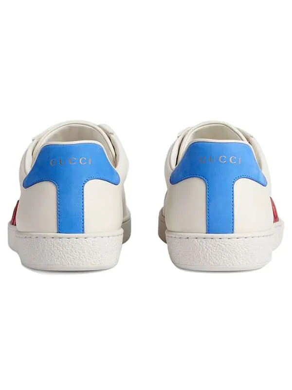Кроссовки ace 'interlocking g - white red blue' Gucci — изображение 4 из 4, белый