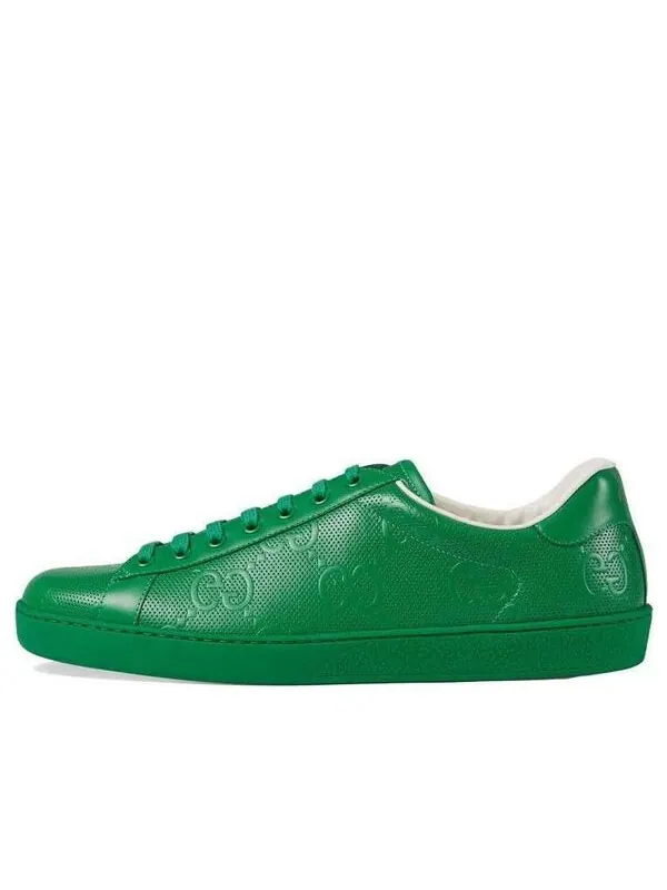 Кроссовки ace series g printing sports shoe 'green' Gucci — изображение 1 из 4, зеленый