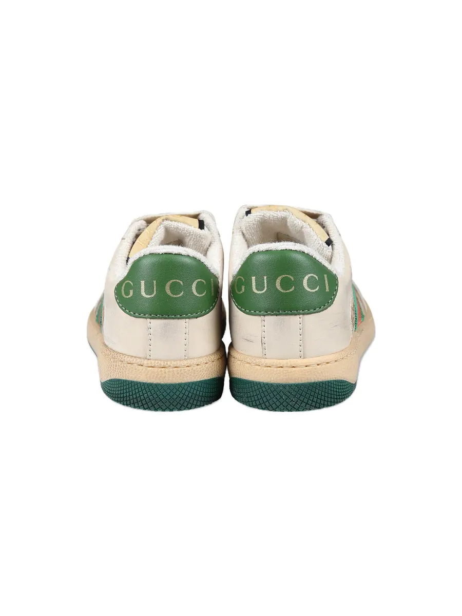 Кроссовки (TD) Gucci Screener Trainer 'Butter Leather' — изображение 4 из 4, бежевый