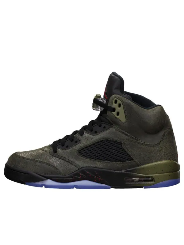 Кроссовки 5 ретро Air Jordan — изображение 1 из 3, серый