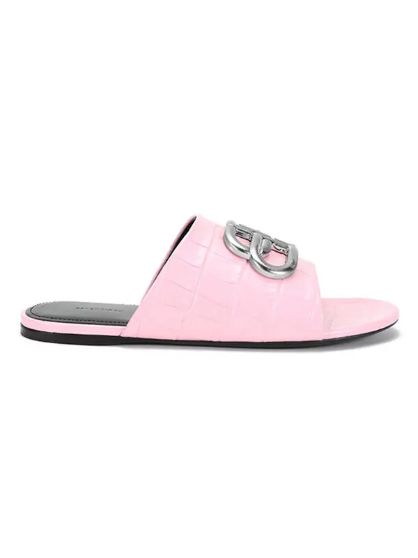 Тапочки bb cosy mules 'pink black' Balenciaga — изображение 2 из 4