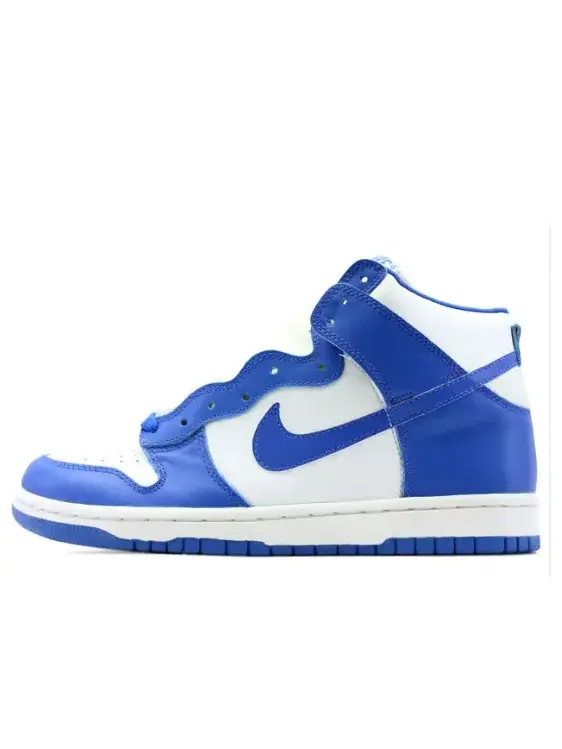 Кроссовки dunk high le 'white royal blue' Nike — изображение 1 из 1, белый/синий