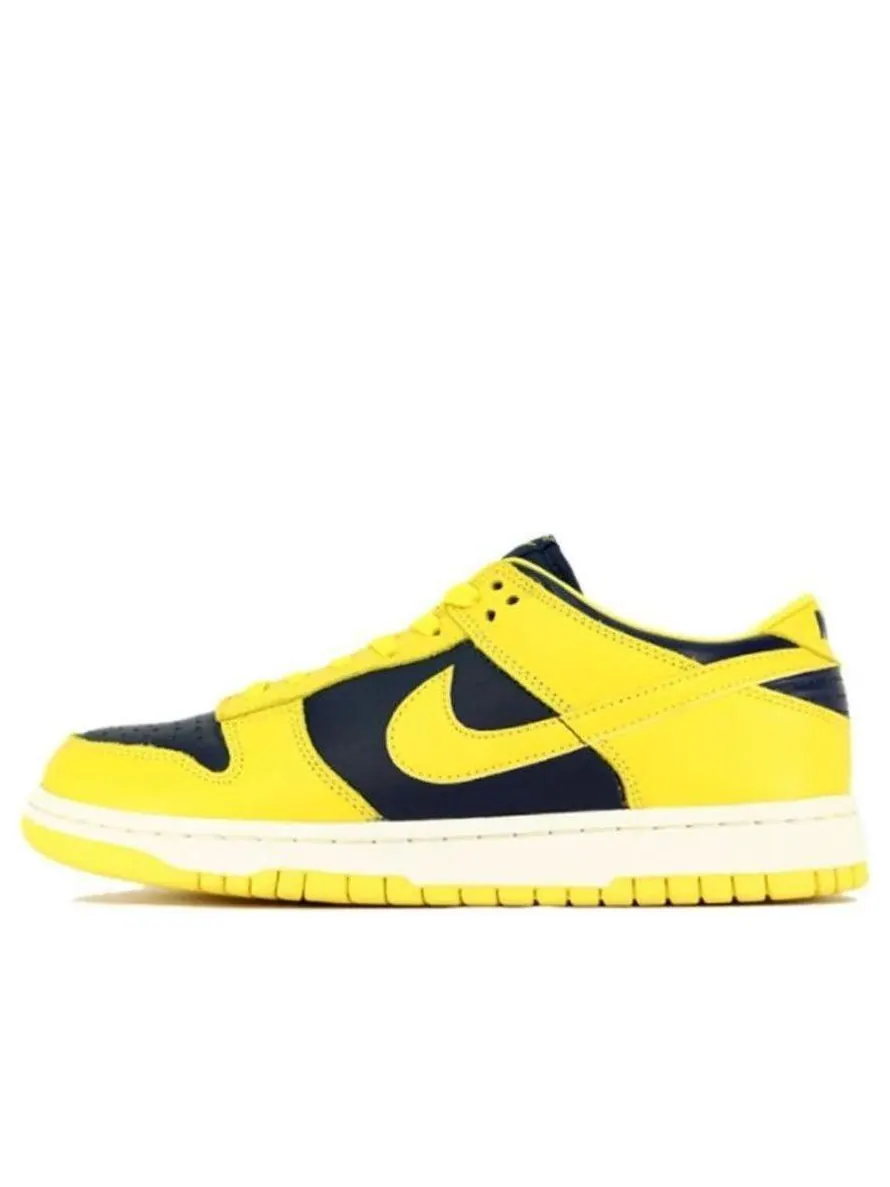 Кроссовки Nike Dunk Low 'Yellow Navy' — изображение 1 из 1, желтый