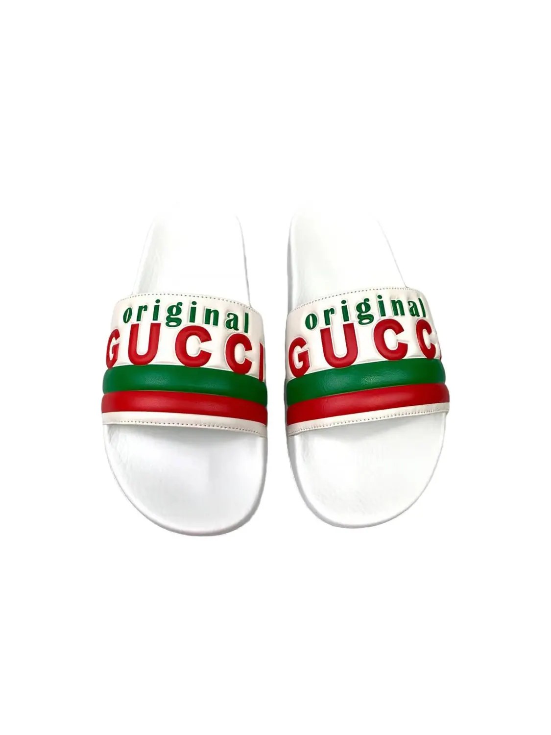Сандалии Gucci Slide 'Original Gucci - White' 630606-DIR00-9014 — изображение 3 из 4, белый