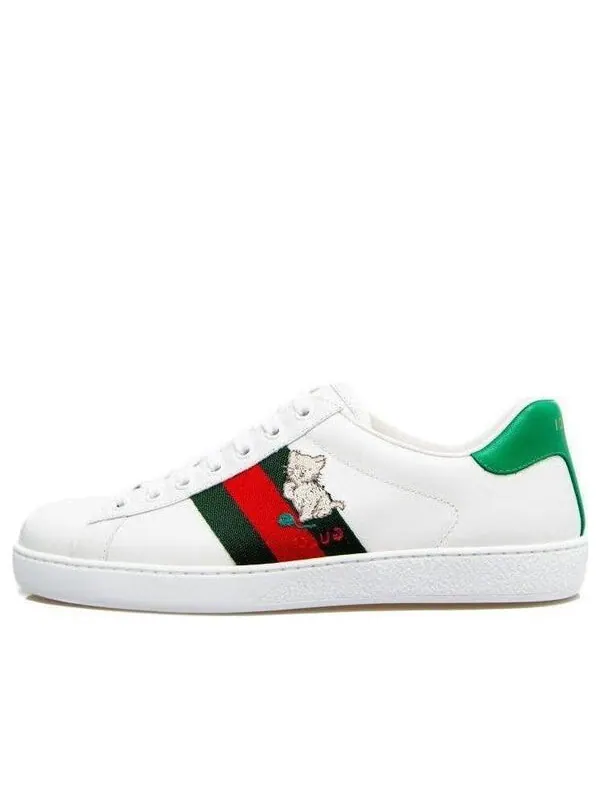 Кроссовки ace 'kitten' Gucci — изображение 1 из 4, белый