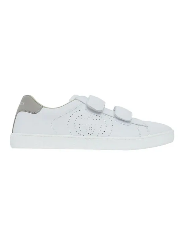 Кроссовки ace leather sneakers 'white' Gucci — изображение 2 из 4, белый