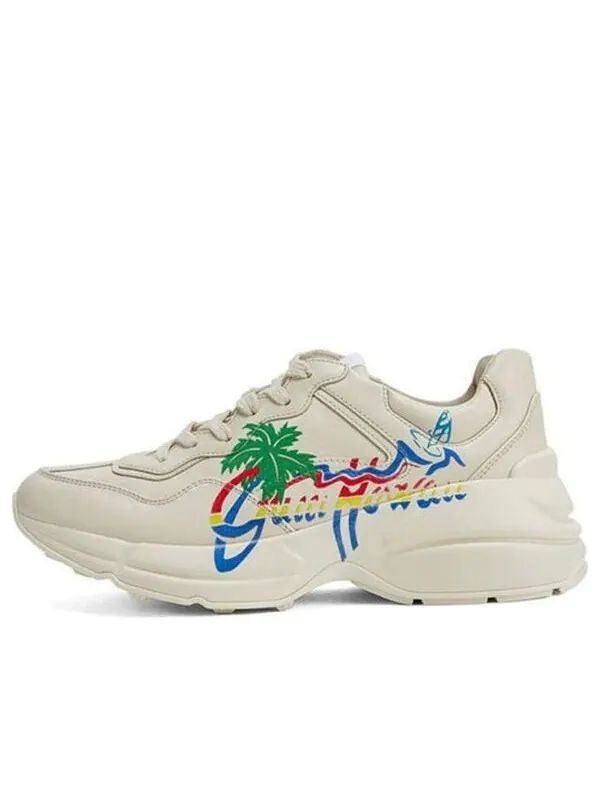 Кроссовки rhyton 'white' Gucci — изображение 1 из 4, белый