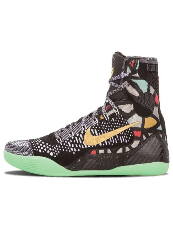 Кроссовки kobe 9 elite Nike, мульитколор — изображение 1 из 4, мульти-/зеленый-черный