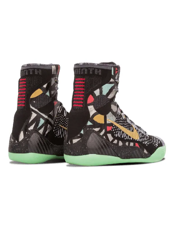 Кроссовки kobe 9 elite Nike, мульитколор — изображение 3 из 4, мульти-/зеленый-черный