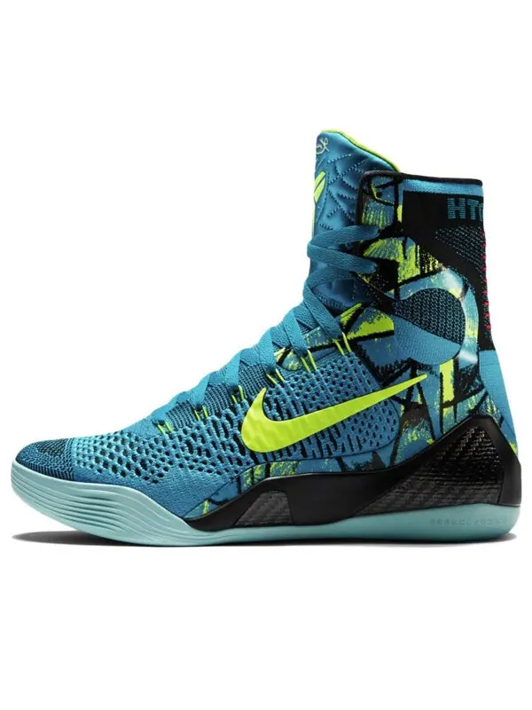 Кроссовки kobe 9 elite Nike — изображение 1 из 4, зеленый/синий