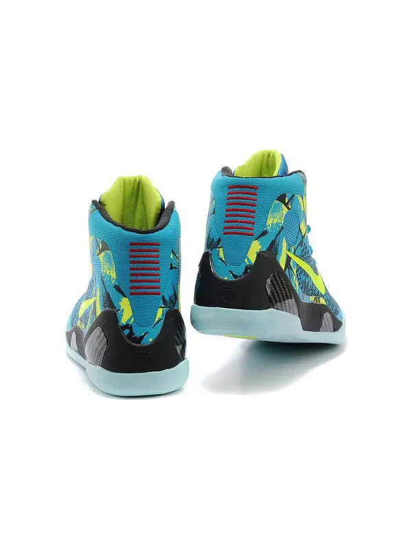 Кроссовки kobe 9 elite Nike — изображение 3 из 4, зеленый/синий