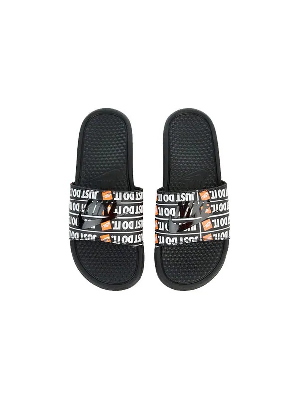 Тапочки benassi print 'just do it' Nike — изображение 3 из 4, черный