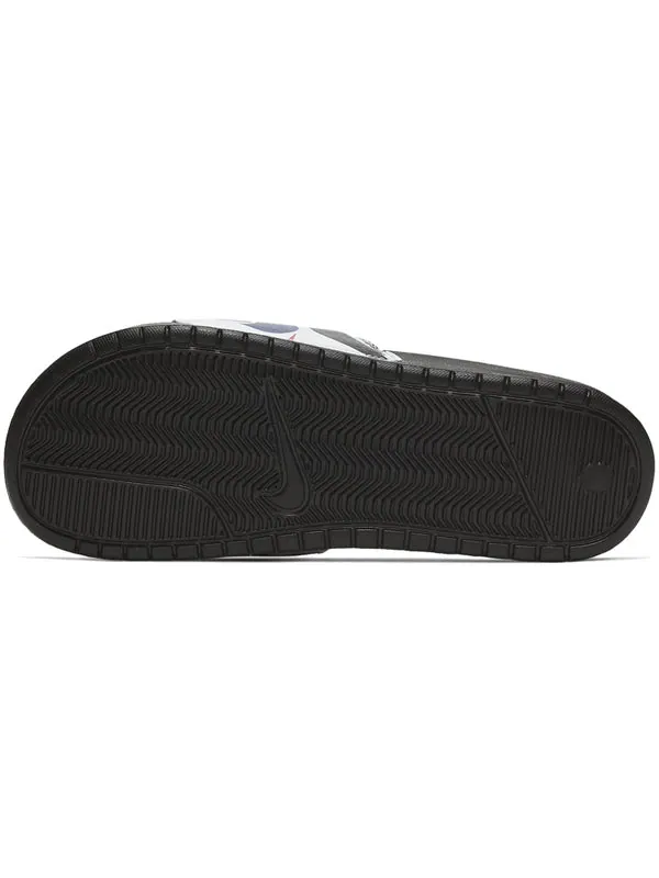 Тапочки benassi jdi slide 'swoosh print' Nike — изображение 4 из 4, черный
