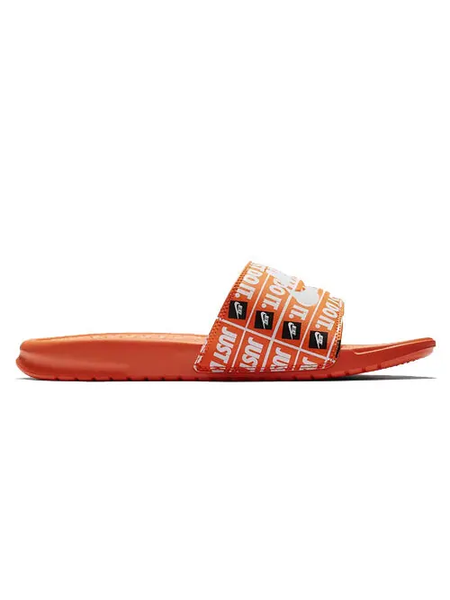 Тапочки benassi jdi print 'cone' Nike — изображение 2 из 3, оранжевый