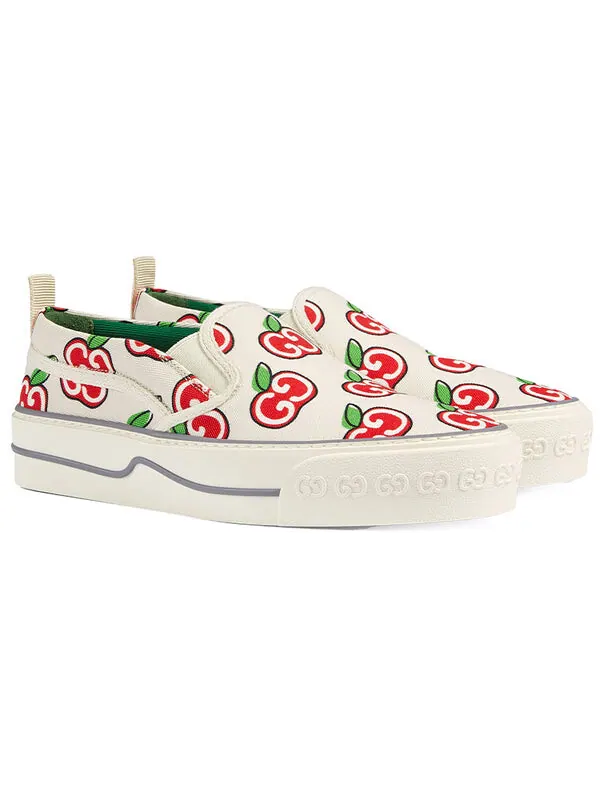 Кроссовки tennis 1977 series printing low 'white' Gucci — изображение 2 из 4, белый