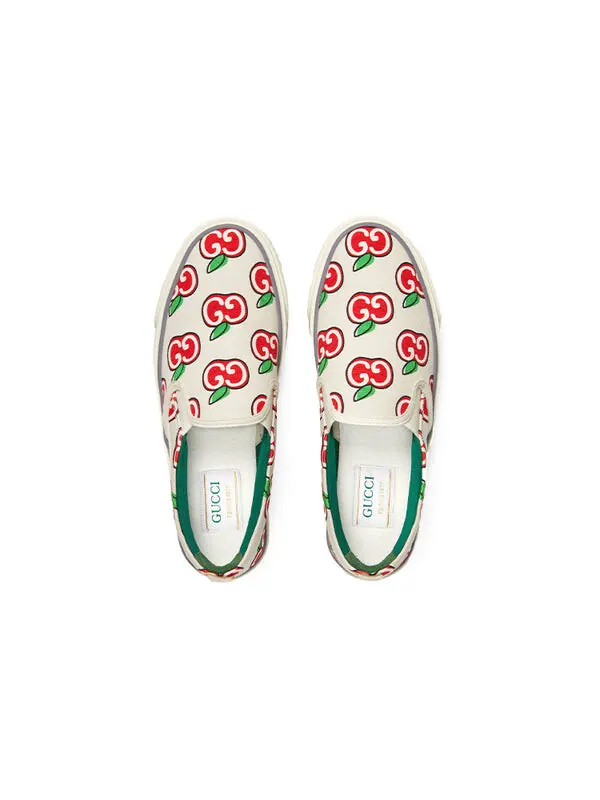 Кроссовки tennis 1977 series printing low 'white' Gucci — изображение 3 из 4, белый