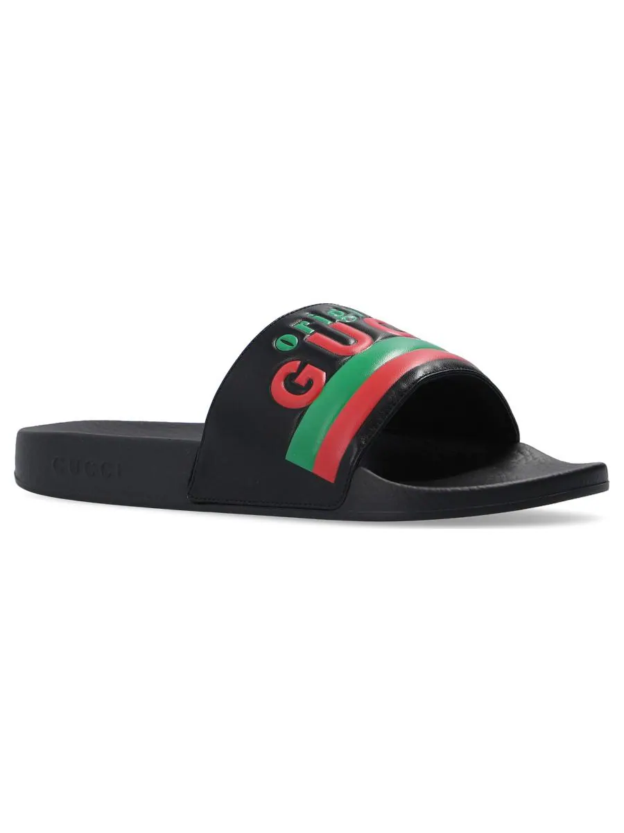Сандалии Gucci Slide 'Black' 632183-DIR00-1000 — изображение 2 из 4, черный