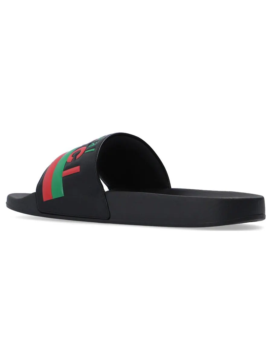 Сандалии Gucci Slide 'Black' 632183-DIR00-1000 — изображение 3 из 4, черный